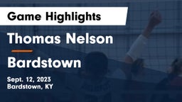 Thomas Nelson  vs Bardstown  Game Highlights - Sept. 12, 2023