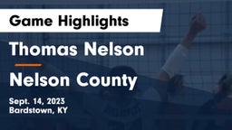 Thomas Nelson  vs Nelson County  Game Highlights - Sept. 14, 2023