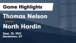 Thomas Nelson  vs North Hardin  Game Highlights - Sept. 20, 2023