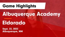 Albuquerque Academy  vs Eldorado  Game Highlights - Sept. 22, 2022