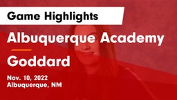 Albuquerque Academy  vs Goddard  Game Highlights - Nov. 10, 2022