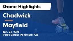 Chadwick  vs Mayfield Game Highlights - Jan. 24, 2023