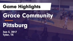 Grace Community  vs Pittsburg  Game Highlights - Jan 3, 2017