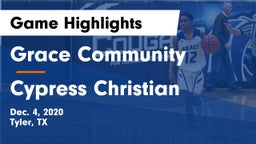 Grace Community  vs Cypress Christian Game Highlights - Dec. 4, 2020
