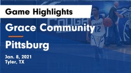 Grace Community  vs Pittsburg  Game Highlights - Jan. 8, 2021