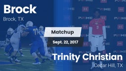 Matchup: Brock  vs. Trinity Christian  2017