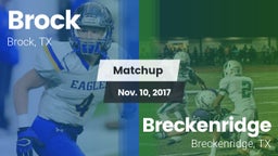 Matchup: Brock  vs. Breckenridge  2017