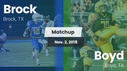 Matchup: Brock  vs. Boyd  2018