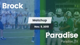 Matchup: Brock  vs. Paradise  2018