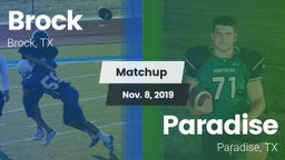 Matchup: Brock  vs. Paradise  2019