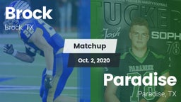 Matchup: Brock  vs. Paradise  2020