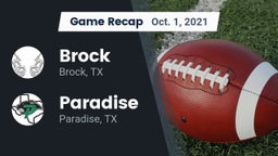 Recap: Brock  vs. Paradise  2021