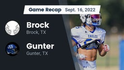 Recap: Brock  vs. Gunter  2022