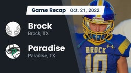 Recap: Brock  vs. Paradise  2022