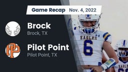 Recap: Brock  vs. Pilot Point  2022