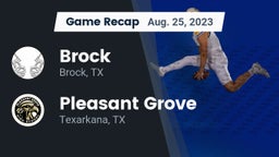 Recap: Brock  vs. Pleasant Grove  2023