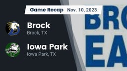 Recap: Brock  vs. Iowa Park  2023