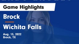 Brock  vs Wichita Falls  Game Highlights - Aug. 13, 2022