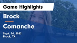 Brock  vs Comanche  Game Highlights - Sept. 24, 2022