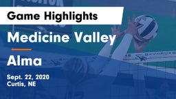 Medicine Valley  vs Alma  Game Highlights - Sept. 22, 2020