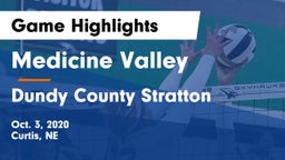Medicine Valley  vs Dundy County Stratton  Game Highlights - Oct. 3, 2020