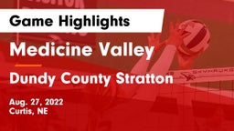 Medicine Valley  vs Dundy County Stratton  Game Highlights - Aug. 27, 2022