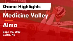 Medicine Valley  vs Alma  Game Highlights - Sept. 20, 2022