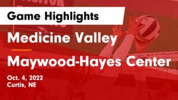 Medicine Valley  vs Maywood-Hayes Center Game Highlights - Oct. 4, 2022