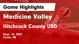 Medicine Valley  vs Hitchcock County USD  Game Highlights - Sept. 14, 2023