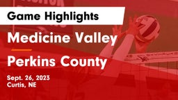 Medicine Valley  vs Perkins County  Game Highlights - Sept. 26, 2023