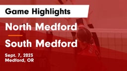 North Medford  vs South Medford  Game Highlights - Sept. 7, 2023