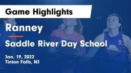Ranney  vs Saddle River Day School Game Highlights - Jan. 19, 2022