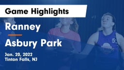 Ranney  vs Asbury Park  Game Highlights - Jan. 20, 2022