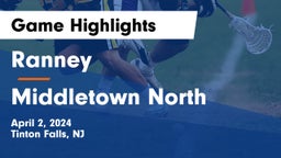 Ranney  vs Middletown North  Game Highlights - April 2, 2024