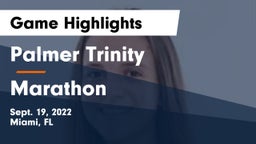 Palmer Trinity  vs Marathon  Game Highlights - Sept. 19, 2022