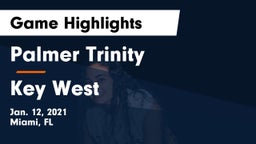 Palmer Trinity  vs Key West  Game Highlights - Jan. 12, 2021
