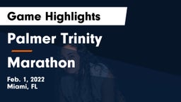 Palmer Trinity  vs Marathon  Game Highlights - Feb. 1, 2022