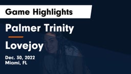 Palmer Trinity  vs Lovejoy  Game Highlights - Dec. 30, 2022