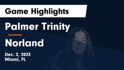 Palmer Trinity  vs Norland Game Highlights - Dec. 2, 2023