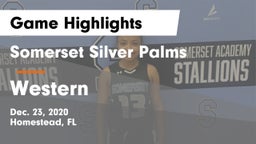 Somerset Silver Palms vs Western  Game Highlights - Dec. 23, 2020