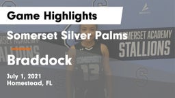 Somerset Silver Palms vs Braddock  Game Highlights - July 1, 2021