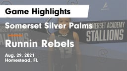 Somerset Silver Palms vs Runnin Rebels Game Highlights - Aug. 29, 2021