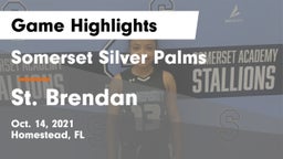 Somerset Silver Palms vs St. Brendan  Game Highlights - Oct. 14, 2021