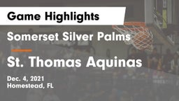 Somerset Silver Palms vs St. Thomas Aquinas  Game Highlights - Dec. 4, 2021