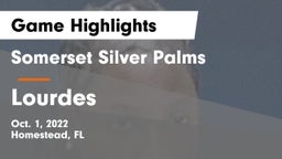 Somerset Silver Palms vs Lourdes Game Highlights - Oct. 1, 2022