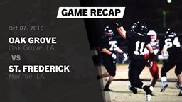 Recap: Oak Grove  vs. St. Frederick  2016