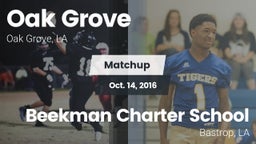Matchup: Oak Grove High vs. Beekman Charter School 2016