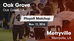 Matchup: Oak Grove High vs. Merryville  2016