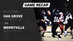 Recap: Oak Grove  vs. Merryville  2016