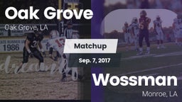 Matchup: Oak Grove High vs. Wossman  2017